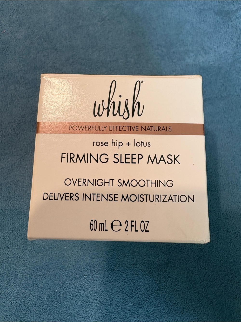 Whish Rose Hip + Lotus Firming Sleep Mask 2 oz NEW Overnight Face Mask